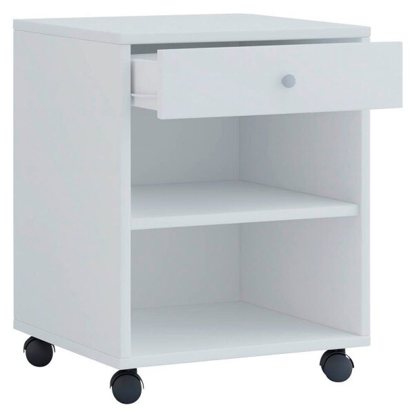 VCM my office Salda Rollcontainer weiß 1 Auszug 45,0 x 38,0 x 54,0 cm