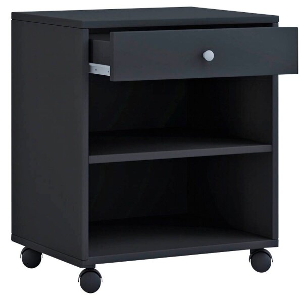 VCM my office Salda Rollcontainer schwarz 1 Auszug 45,0 x 38,0 x 54,0 cm