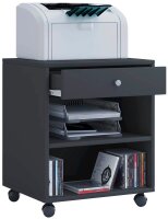 VCM my office Salda Rollcontainer schwarz 1 Auszug 45,0 x 38,0 x 54,0 cm
