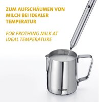 WESTMARK Milch-Thermometer mit Clip Kerntemperatur-Lebensmittelthermometer silber, 1 St.