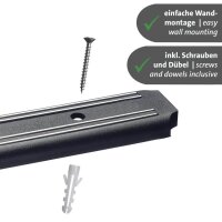 WESTMARK Black Magnetleiste schwarz 5,0 x 38,0 cm, 1 St.