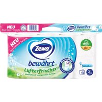 Zewa Toilettenpapier bewährt Lufterfrischer 3-lagig,...