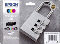 EPSON 35 Multipack 4er Pack Schwarz, Gelb, Cyan, Magenta Tintenpatrone