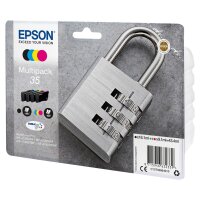EPSON 35 Multipack 4er Pack Schwarz, Gelb, Cyan, Magenta Tintenpatrone