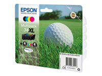 EPSON 34XL 4er Pack XL Schwarz, Gelb, Cyan, Magenta...