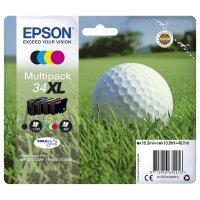 EPSON 34XL 4er Pack XL Schwarz, Gelb, Cyan, Magenta Tintenpatrone