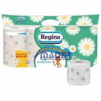 Regina Toilettenpapier Kamillenpapier 3-lagig, 8 Rollen