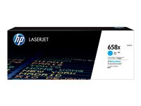 HP 658X Cyan LaserJet Toner Cartridge