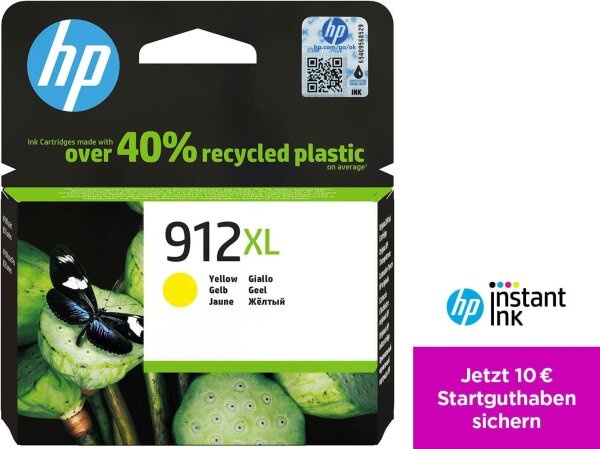 HP 912XL High Yield Yellow Original Ink Cartridge