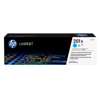 HP 201X Cyan LaserJet Tonerpatrone (CF401X)