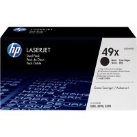 HP 49X 2er Pack Schwarz LaserJet Tonerpatrone (Q5949XD)