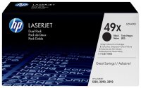 HP 49X 2er Pack Schwarz LaserJet Tonerpatrone (Q5949XD)