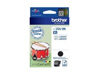 BROTHER LC22UBK XL Schwarz Tintenpatrone