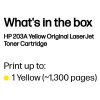 HP 203A Gelb LaserJet Tonerpatrone (CF542A)