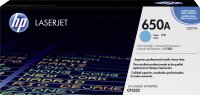 HP 650A Cyan LaserJet Tonerpatrone (CE271A)