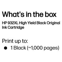 HP 932XL Schwarz Officejet Tintenpatrone
