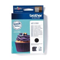 BROTHER LC123BK Schwarz Tintenpatrone