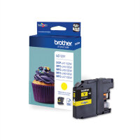 BROTHER LC123Y Gelb Tintenpatrone