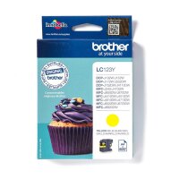 BROTHER LC123Y Gelb Tintenpatrone