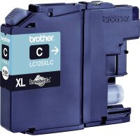 BROTHER LC125XLC Sehr hohe Ergiebigkeit Cyan Tintenpatrone