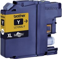BROTHER LC125XLY Sehr hohe Ergiebigkeit Gelb Tintenpatrone