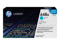 HP 648A Cyan LaserJet Tonerpatrone (CE261A)