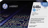 HP 648A Cyan LaserJet Tonerpatrone (CE261A)