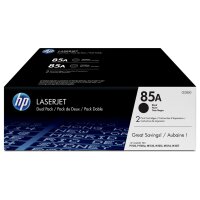 HP 85A 2er Pack Schwarz LaserJet Tonerpatrone (CE285AD)
