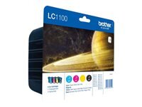 BROTHER LC1100 Value Pack 4er Pack Schwarz, Gelb, Cyan,...