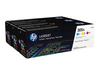 HP 305A 3er Pack Farbe (Cyan, Magenta, Gelb) LaserJet...