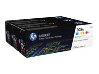 HP 305A 3er Pack Farbe (Cyan, Magenta, Gelb) LaserJet...
