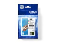 BROTHER LC421VAL CMYK Ink Cartridges Multipack