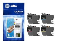 BROTHER LC421VAL CMYK Ink Cartridges Multipack