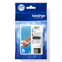 BROTHER LC421VAL CMYK Ink Cartridges Multipack