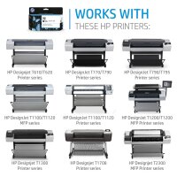 HP 726 mattschwarz Tintenpatrone