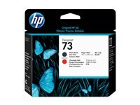 HP 73 mattschwarz, Chromatic Red Druckkopf