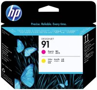 HP 91 Gelb, Magenta Druckkopf