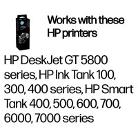 HP GT53 135ML BLACK INK BOTTLE