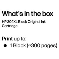 HP 304XL Schwarz Tintenpatrone
