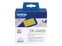 BROTHER Endlos-Etiketten Papier gelb