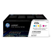 HP 410X 3er Pack Gelb, Cyan, Magenta LaserJet Tonerpatrone (CF252XM)