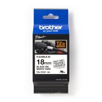 Brother Schriftband TZEFX241 weiß/schwarz