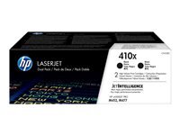 HP 410X 2er Pack Schwarz LaserJet Tonerpatrone (CF410XD)