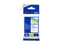 BROTHER Tape TZE233/weiß/bl /8m/12mm/Ptouch 1000