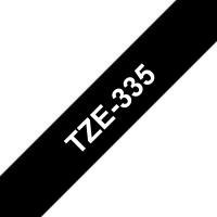 Tape TZE335/ s/w /8m/12mm/f P-touch 1000