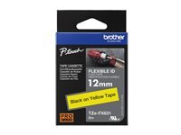 Tape TZEFX631/glb/bk/8m/12mm/flex/PT1000