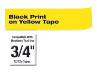 Tape TZES641/ gelb/bk / 8m / 18mm/PT1000