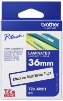 BROTHER Band  silber/schwarz 36mm