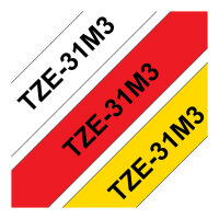 Brother TZE-Multipack 3er TZE231 weiß schwarz