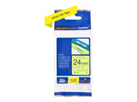 Brother Schriftbandkassette TZEC51 gelb/schwarz